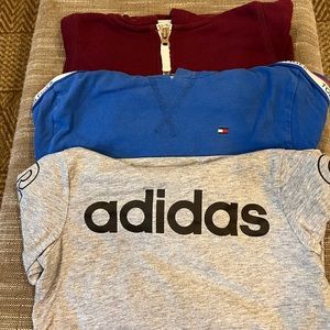 Adidas/ Tommy Hilfiger / carters - Long sleeve T-shirt / hoodie bundle